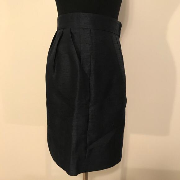 H&M NWT deep sapphire blue skirt SZ 2 - Picture 3 of 9